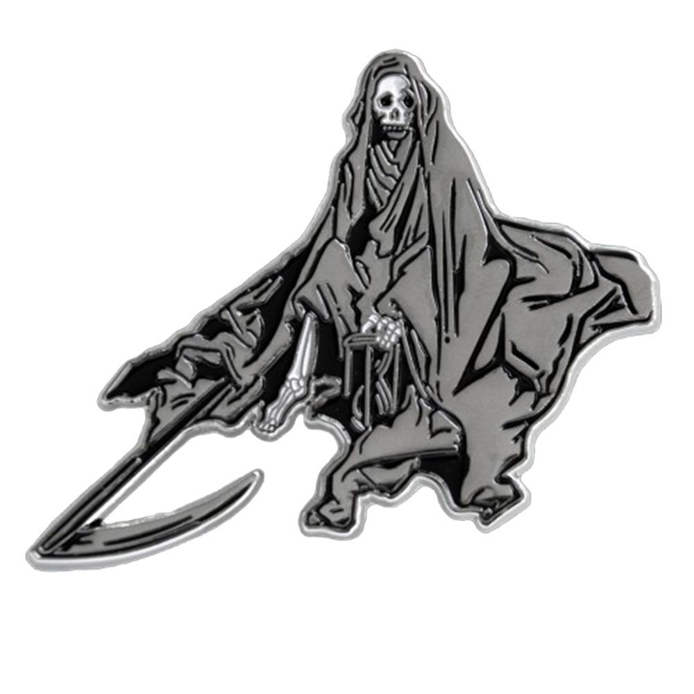 Ectogasm - Gustave Dore Death Grim Reaper Pin - Multicolours